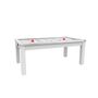 Voir la diapositive 5 : Paris Prix Table de Air Hockey Convertible  Calgary  213cm Blanc