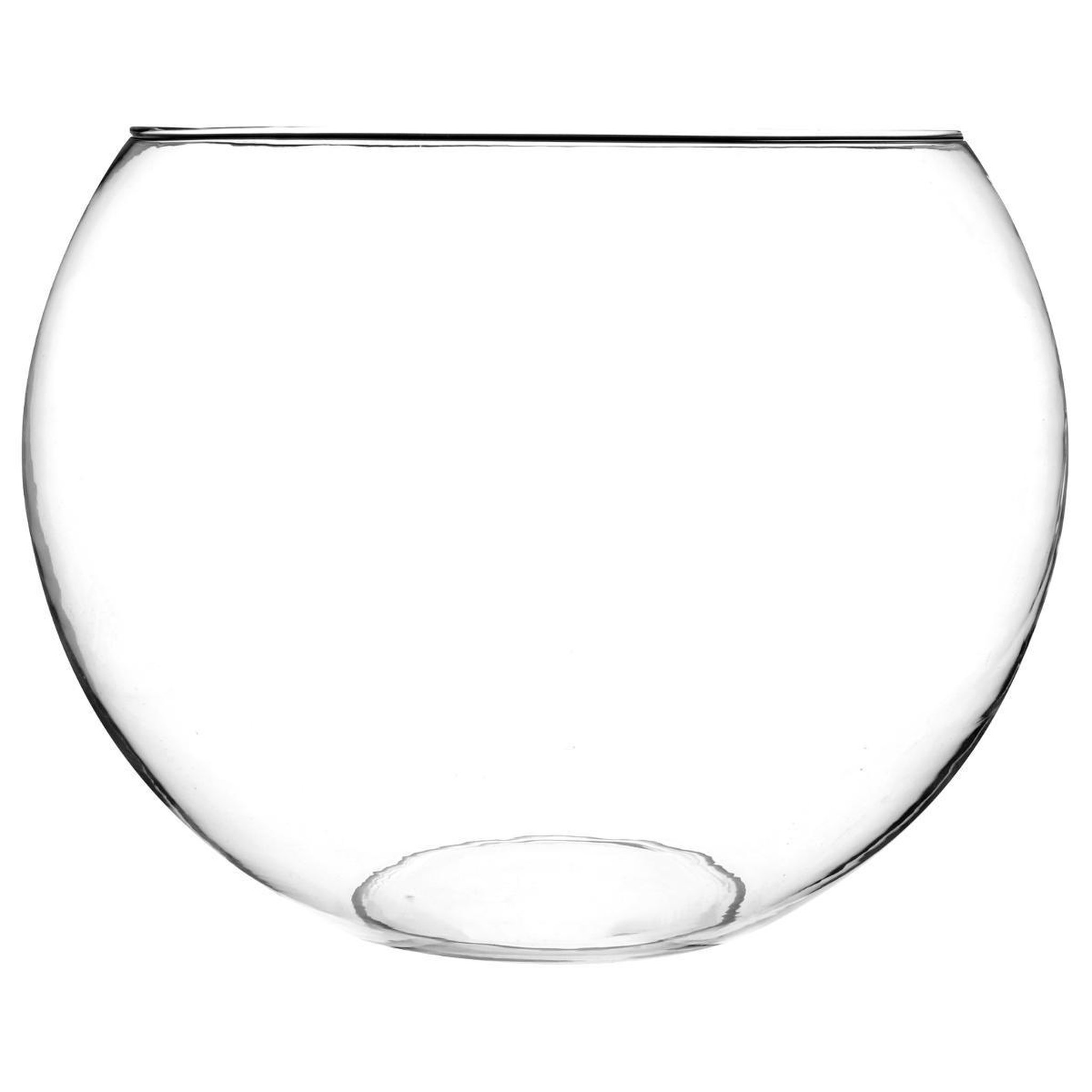 ATMOSPHERA Vase en verre  boule  30cm transparent