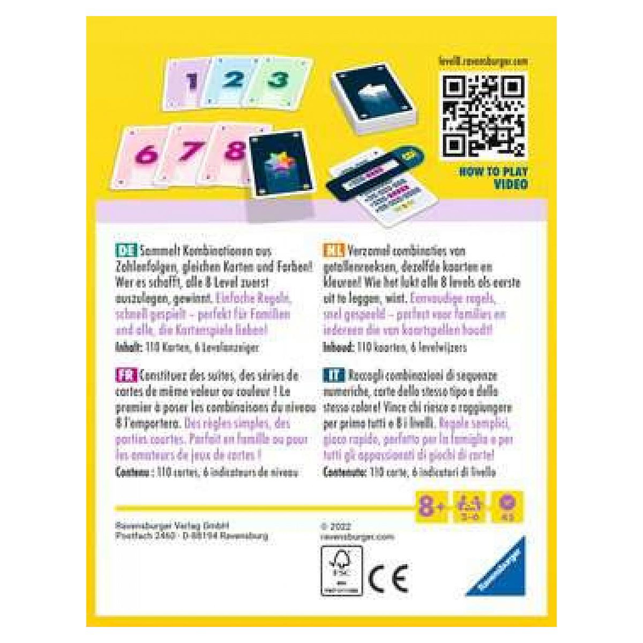 Voir la diapositive 2 : RAVENSBURGER Jeu Level 8 Nouvelle Edition