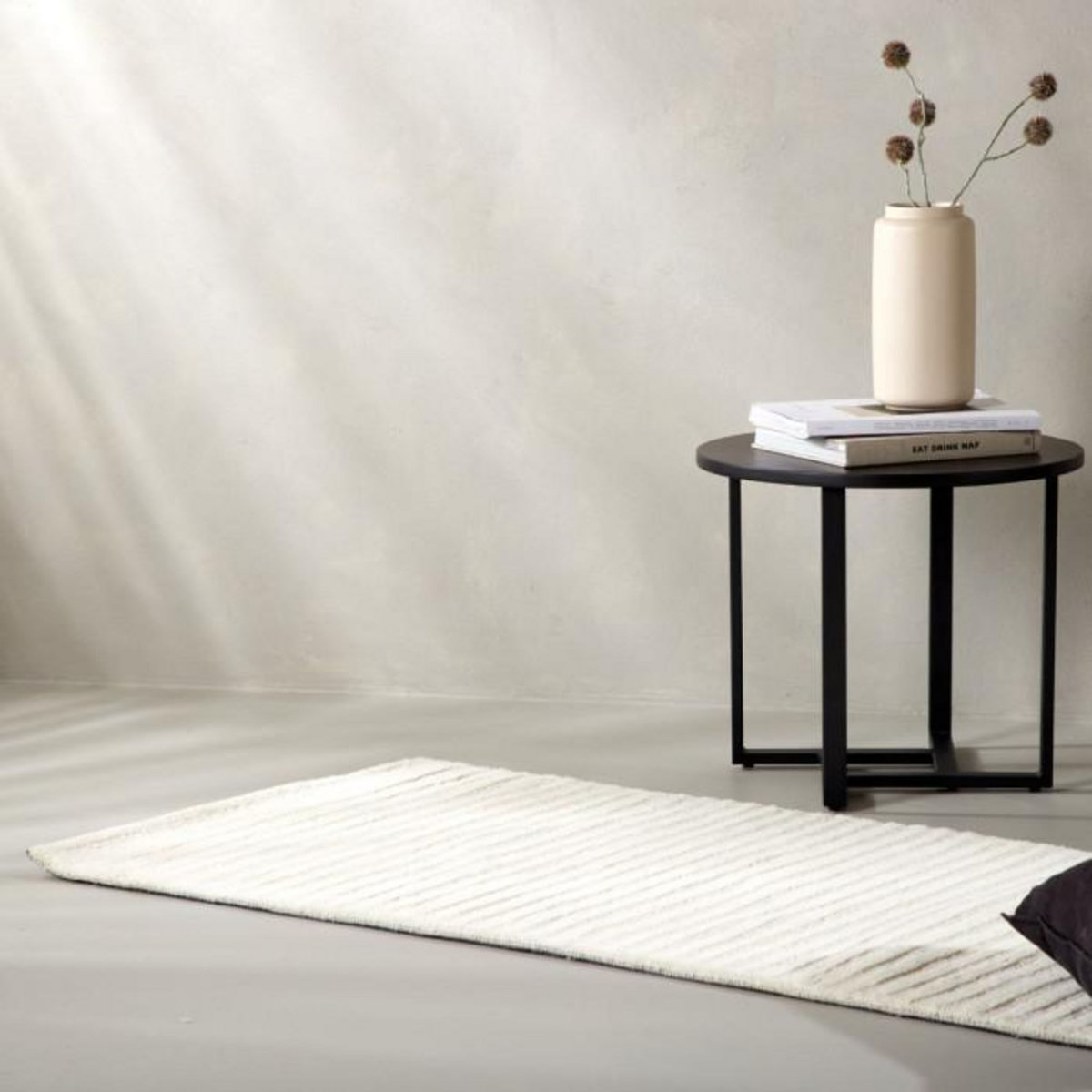 Paris Prix Tapis Design  Milton  70x200cm Naturel