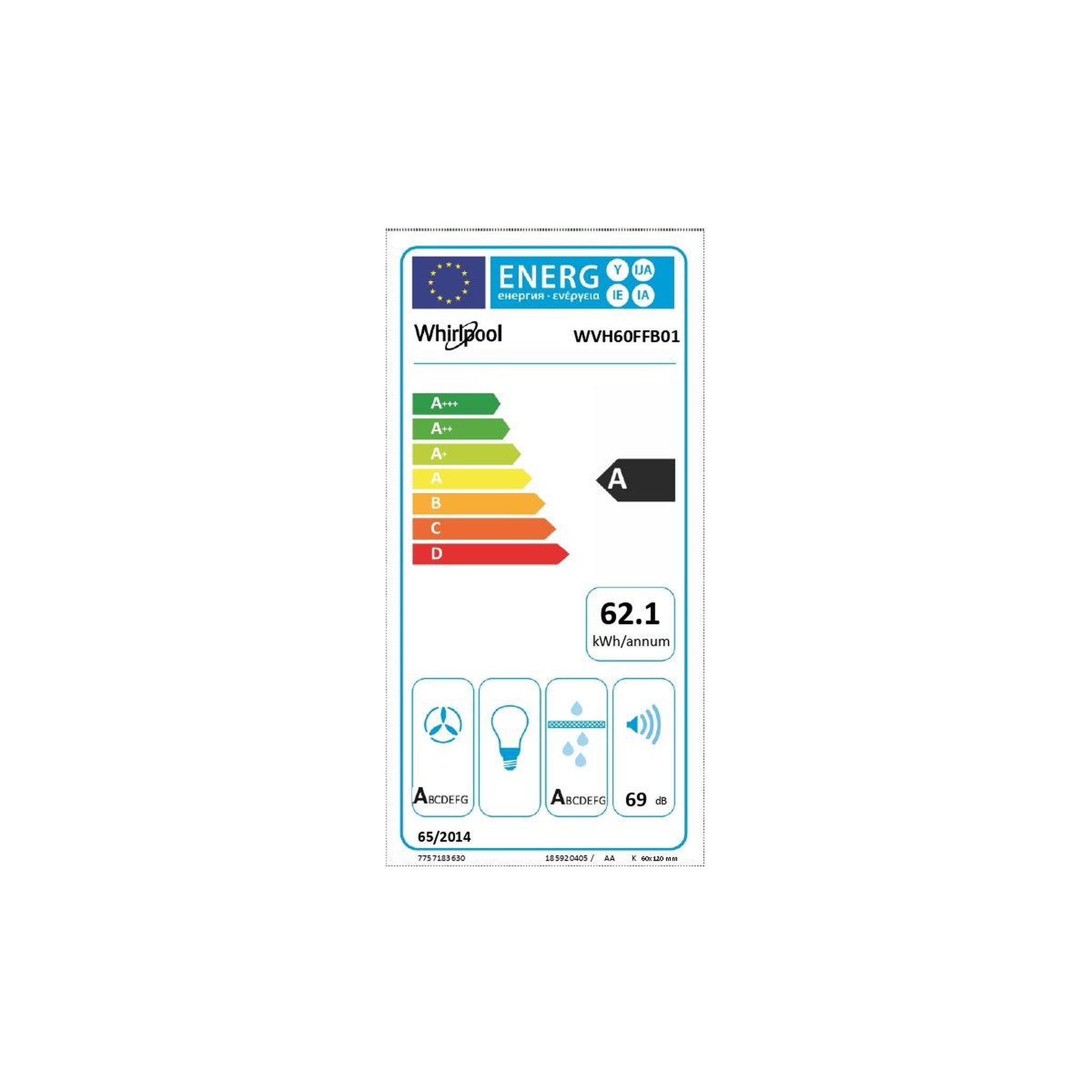 Voir la diapositive 6 : Whirlpool Plaque induction aspirante wvhs60ffb