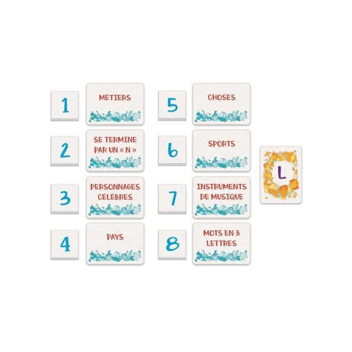 CLEMENTONI Le petit bac, jeu de société CLEMENTONI