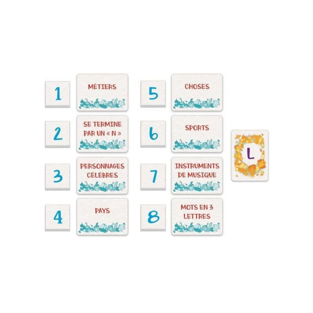 CLEMENTONI Le petit bac, jeu de société CLEMENTONI