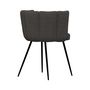 Voir la diapositive 4 : Rendez vous déco Lot de 2 chaises en tissu bouclé beige et pieds en métal - Cosette