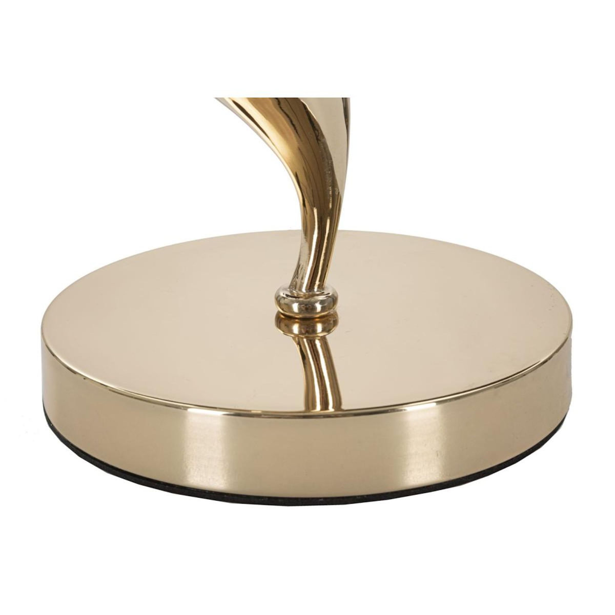 Paris Prix Lampe à Poser Imitation Plume  Slim  63cm Or & Rose