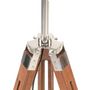 Voir la diapositive 5 : VIDAXL Lampadaire a trepied Marron miel et noir Bois de teck 141 cm
