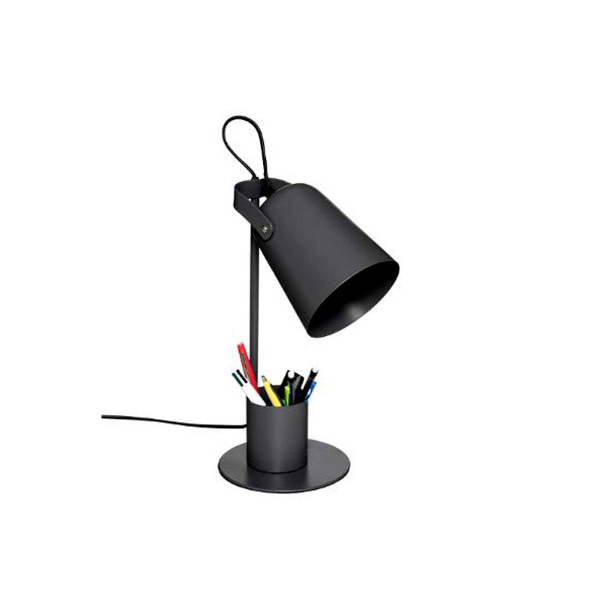 Voir la diapositive 2 : ATMOSPHERA Lampe à poser design  elio  34cm noir