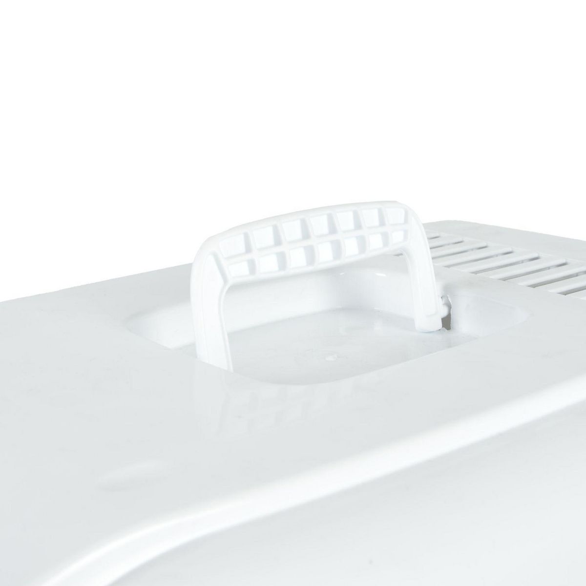 LOVE STORY Maison de toilette litière pour chat UGO - Blanc et gris anthracite