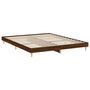 Voir la diapositive 5 : VIDAXL Cadre de lit sans matelas chene marron 140x200 cm