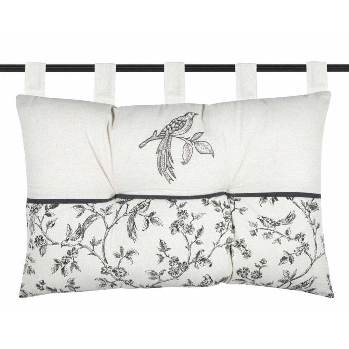 Lovely Casa Tête de lit 45x70 cm CLARINE écru