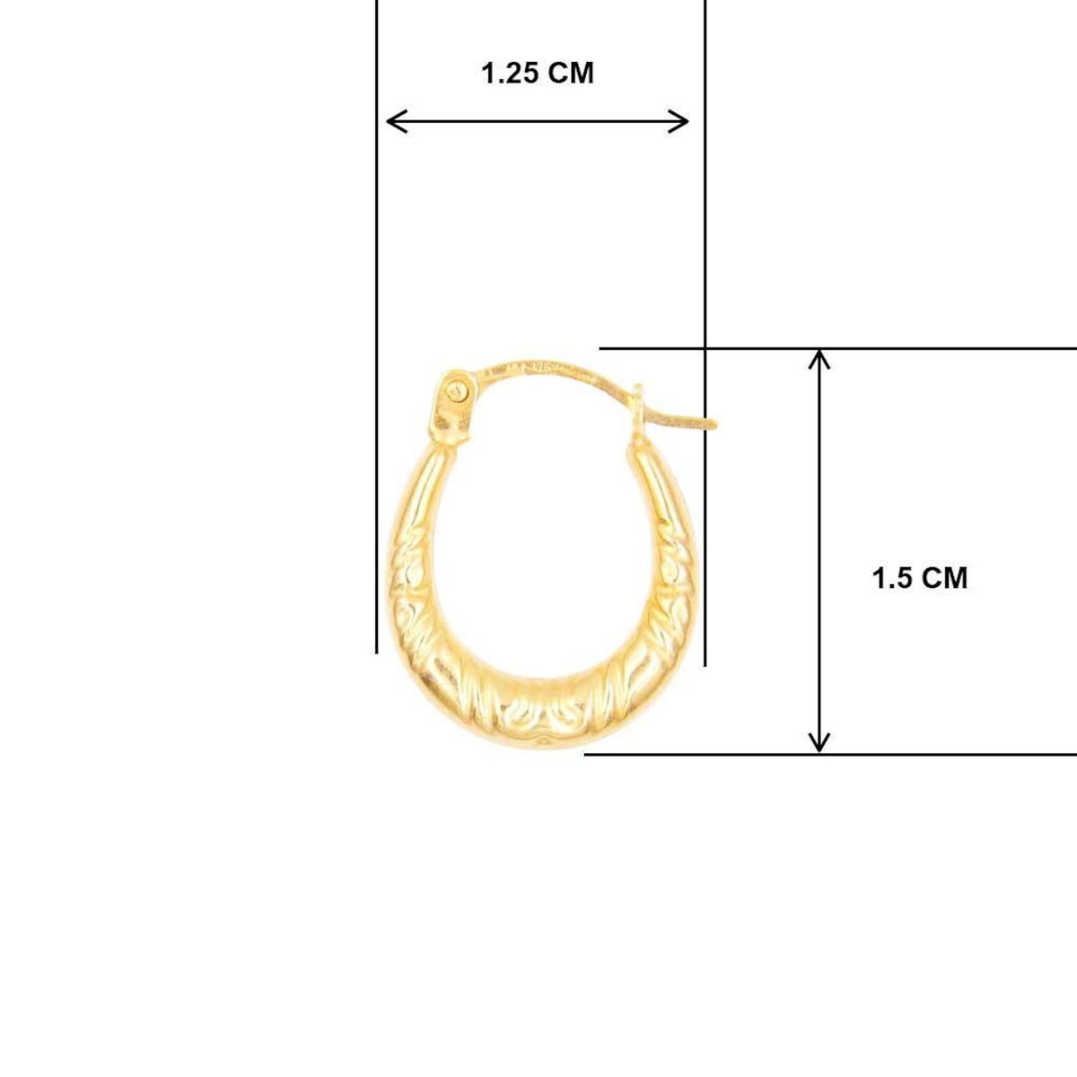 L'ATELIER D'AZUR Boucles d'Oreilles Créoles - Or Jaune - Femme