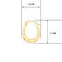 Voir la diapositive 3 : L'ATELIER D'AZUR Boucles d'Oreilles Créoles - Or Jaune - Femme