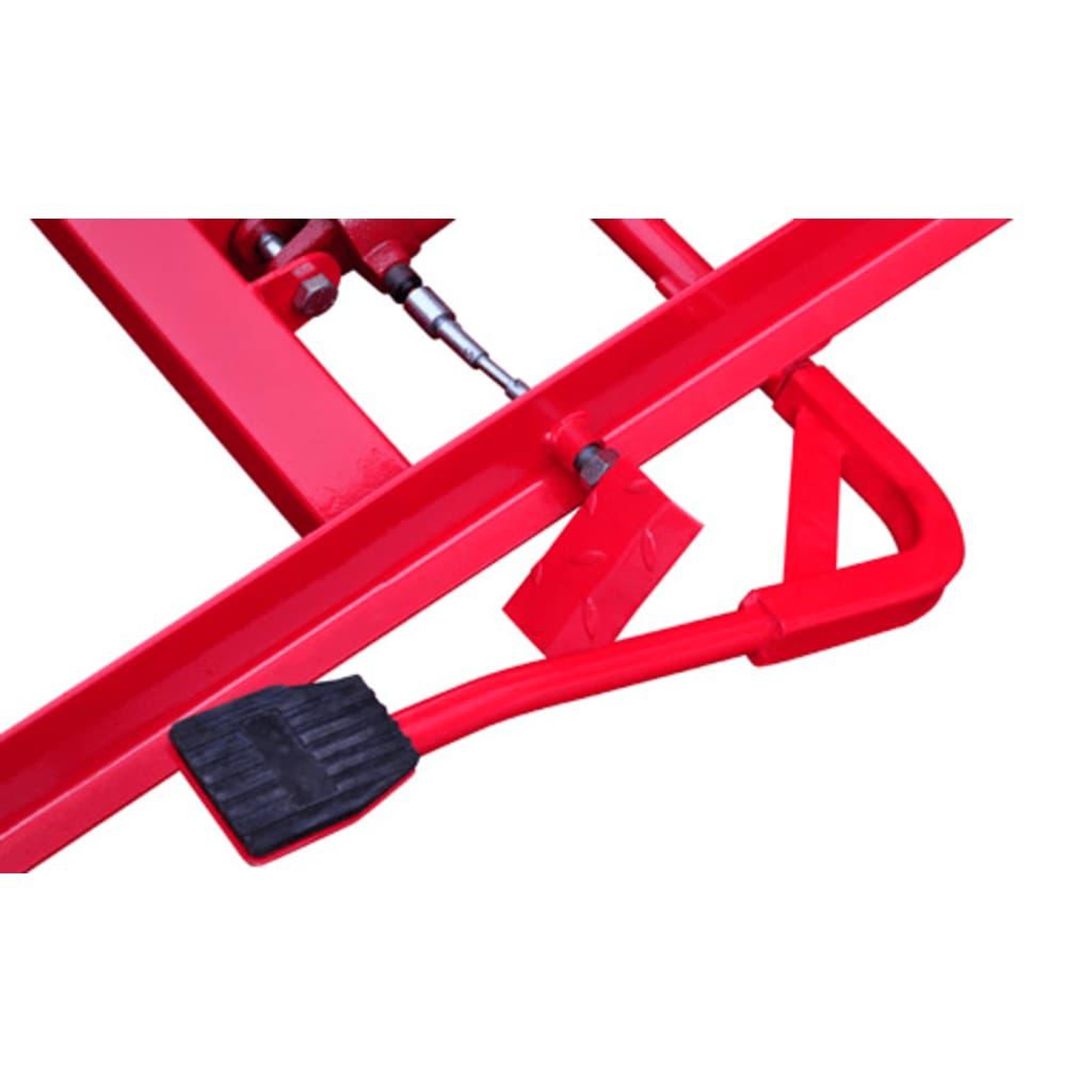 Voir la diapositive 5 : VIDAXL Pont elevateur plateforme hydraulique pour moto 450 kg