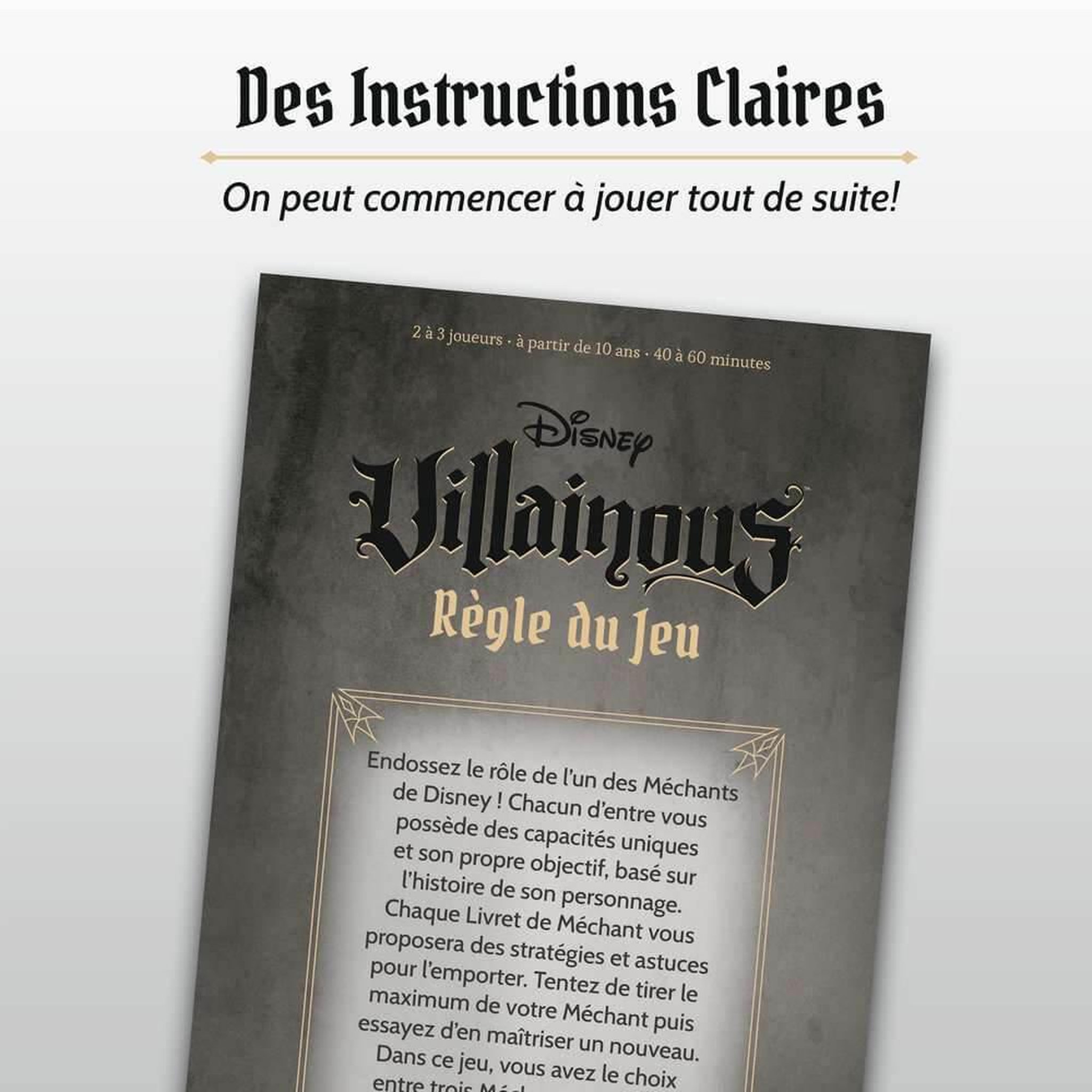 Voir la diapositive 5 : RAVENSBURGER PAPET DISNEY VILLAINOUS-EXTENSION 1- MAUVAIS JUSQU'À L'OS, Papeterie Papeterie