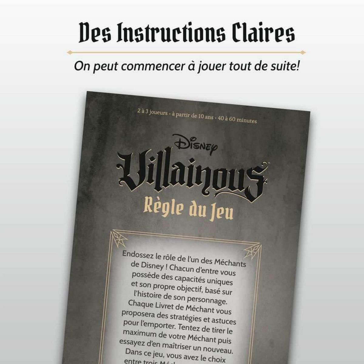 RAVENSBURGER PAPET DISNEY VILLAINOUS-EXTENSION 1- MAUVAIS JUSQU'À L'OS, Papeterie Papeterie