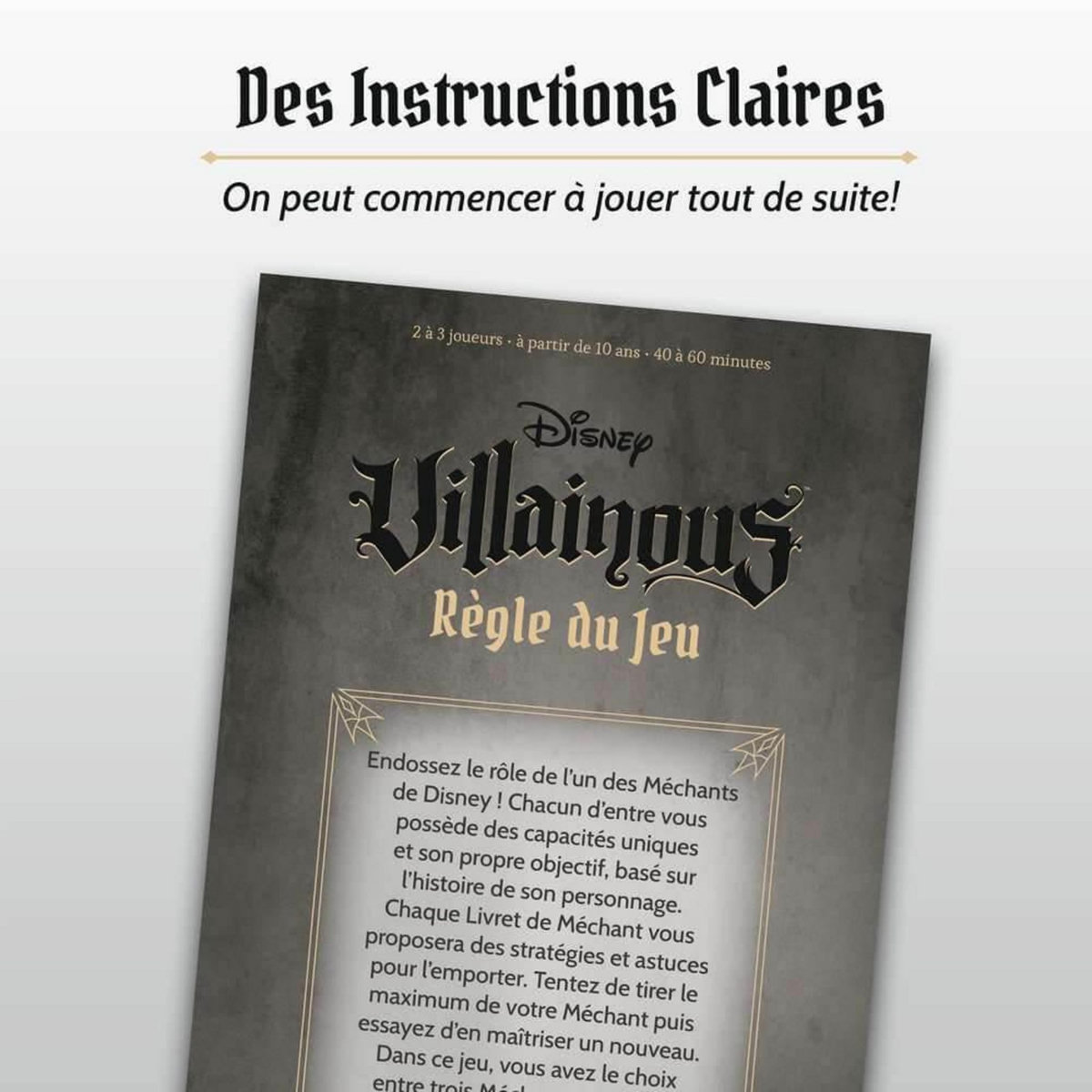 RAVENSBURGER PAPET DISNEY VILLAINOUS-EXTENSION 1- MAUVAIS JUSQU'À L'OS, Papeterie Papeterie