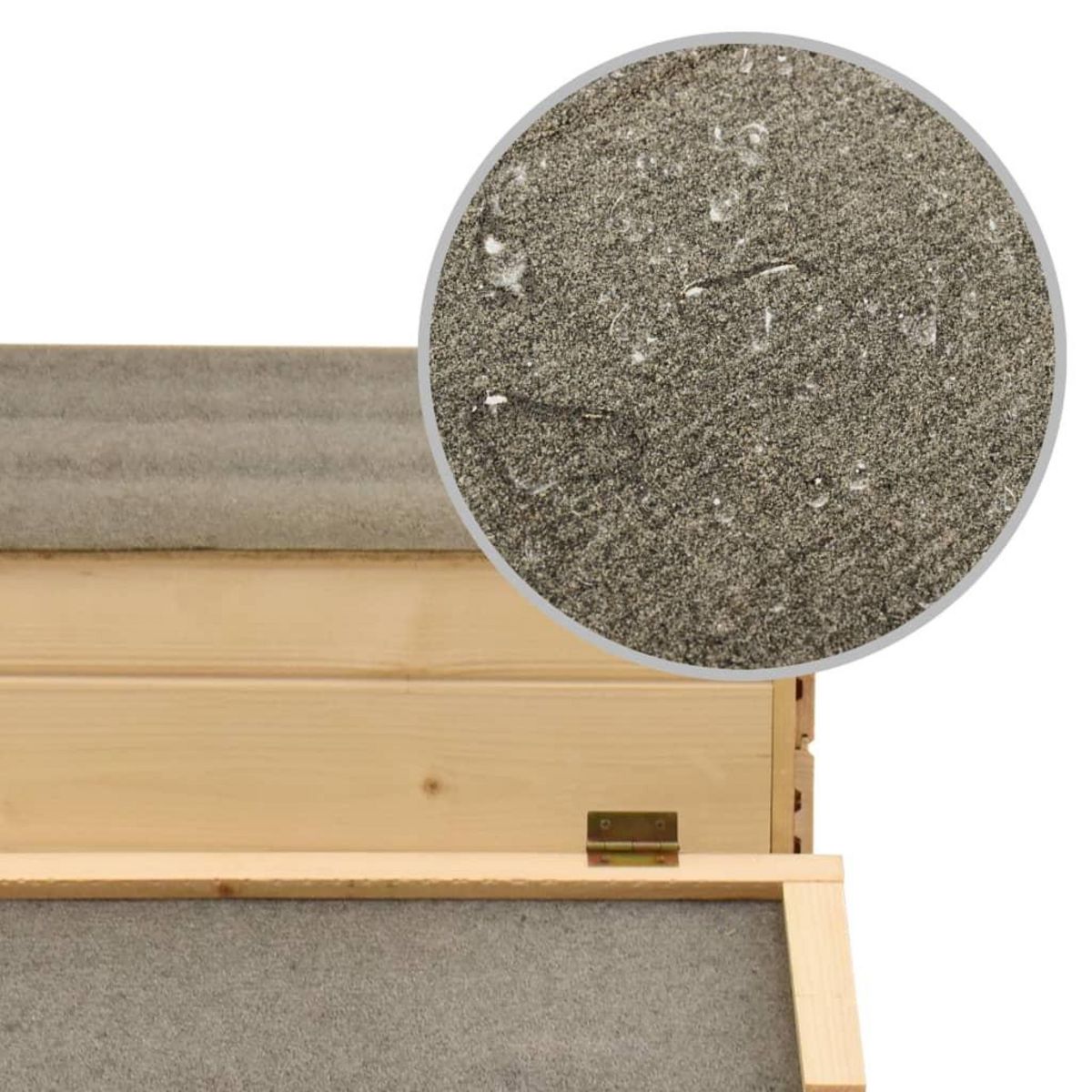 VIDAXL Poulailler Bois de pin massif 178x67x92 cm