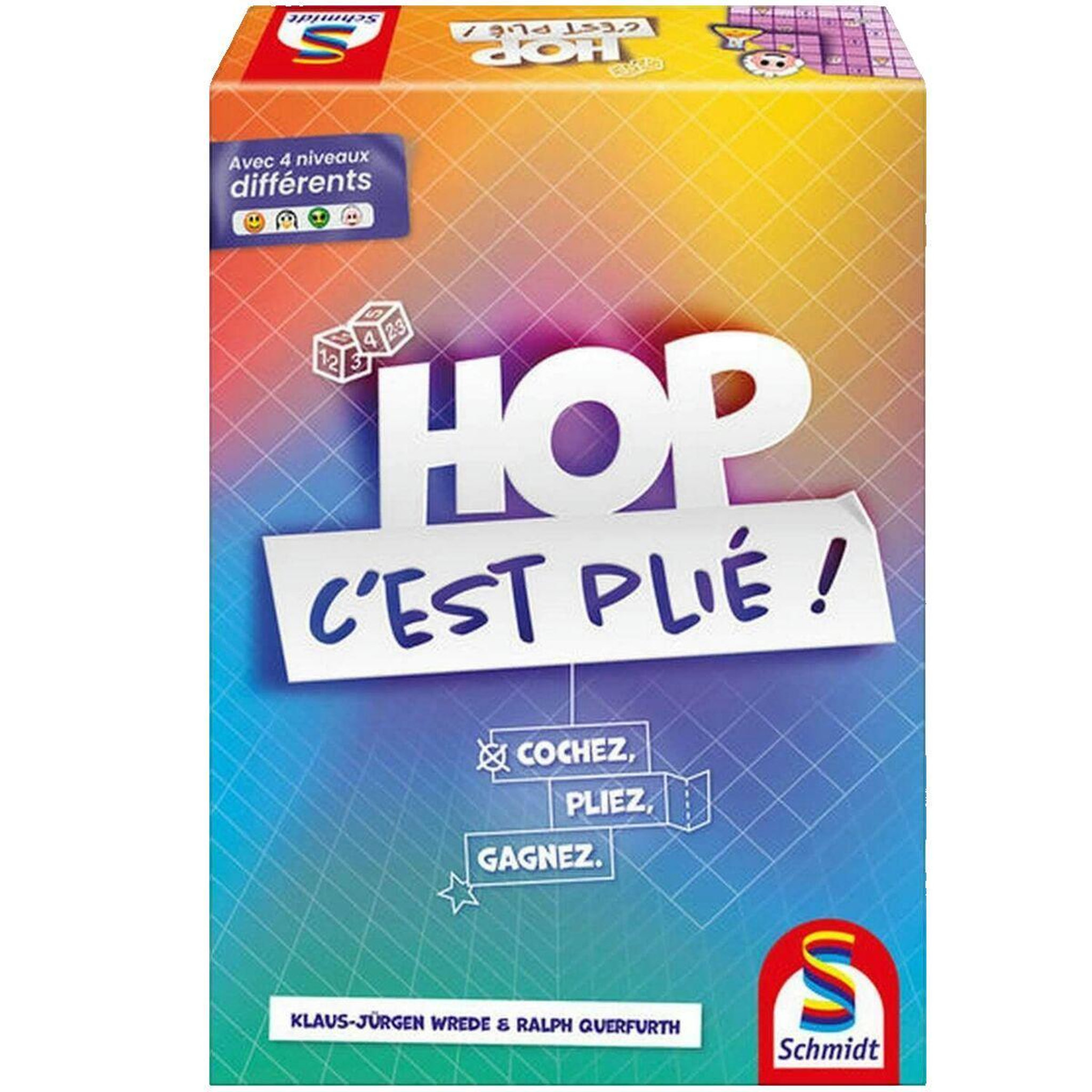 Voir la diapositive 1 : Schmidt Spiele Jeu de société Schmidt Spiele C'est plié! coloré