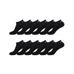 FILA Lot de 12 Paires de Chaussettes Socquettes homme noir. Coloris disponibles : Noir