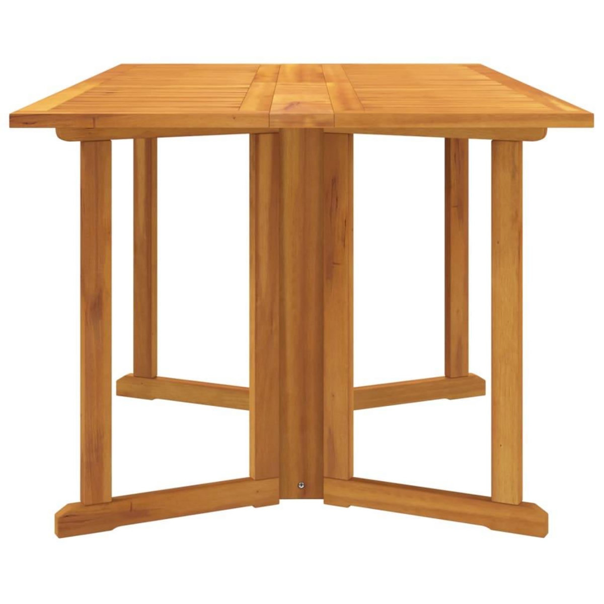 VIDAXL Table de jardin papillon pliante 150x90x75 cm bois massif teck