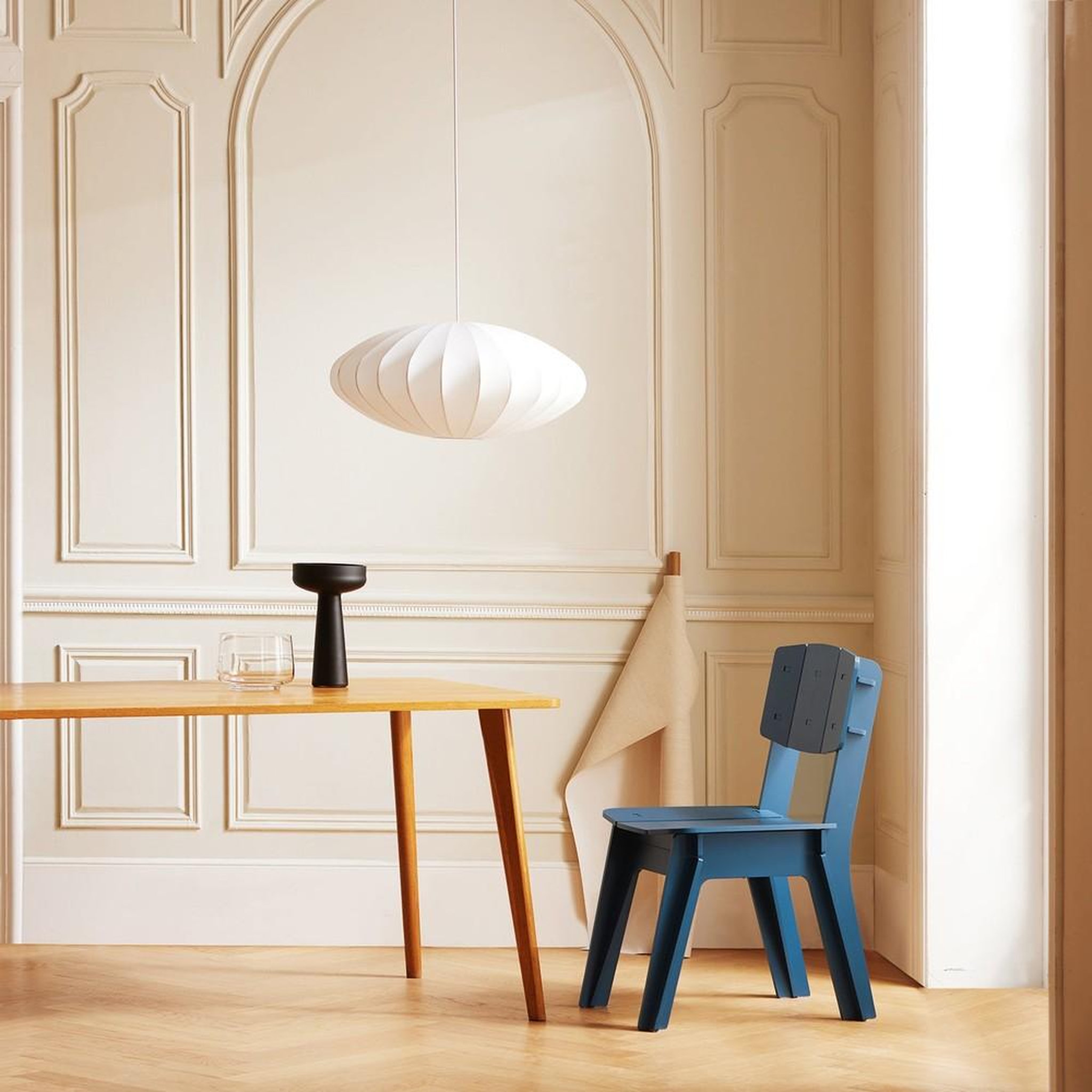 Voir la diapositive 2 : SOBUY SoBuy - Chaise De Salle À Manger à structure assemblée par tenons et mortaises - Moderne - HFST01
