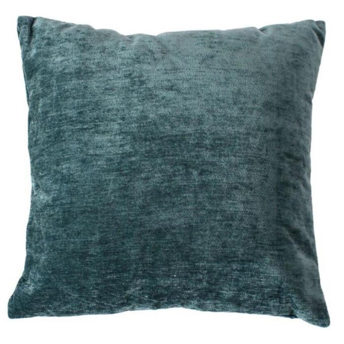 Paris Prix Coussin Déco en Velours  Velvet  40x40cm Bleu Canard