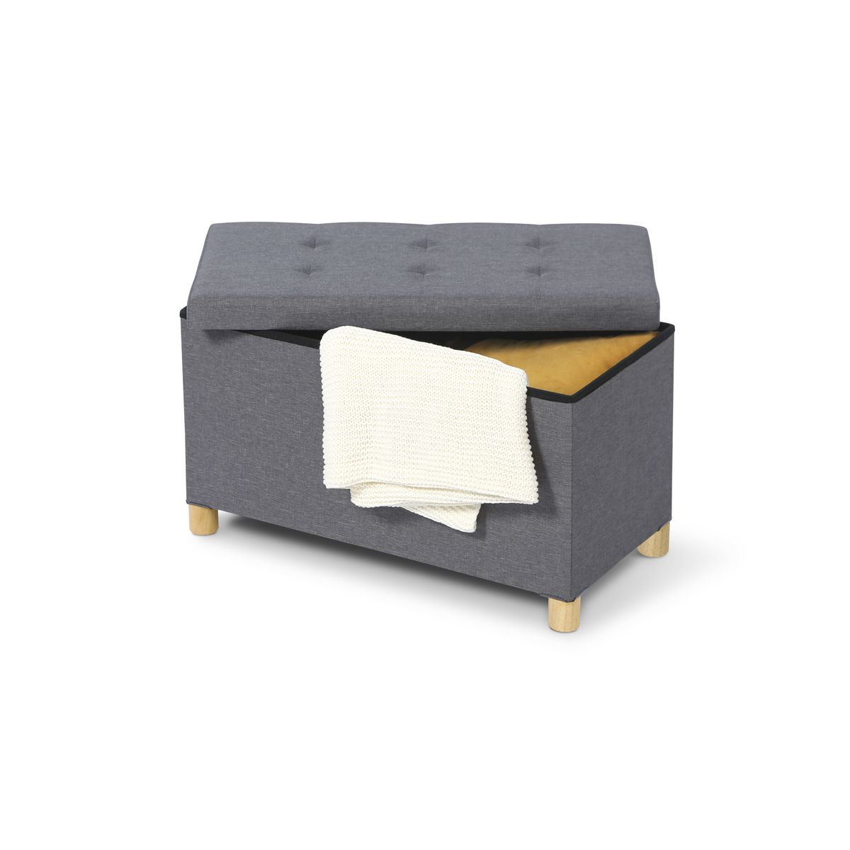 Banc avec pieds 76 cm CARLA