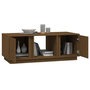 Voir la diapositive 4 : VIDAXL Table basse Marron miel 110x50x40 cm Bois massif de pin