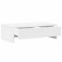 Voir la diapositive 5 : VIDAXL Support de moniteur avec tiroirs blanc bois d ingénierie