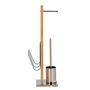 Voir la diapositive 2 : Wenko Valet WC 3en1 design bambou Portofino - H. 68m - Marron