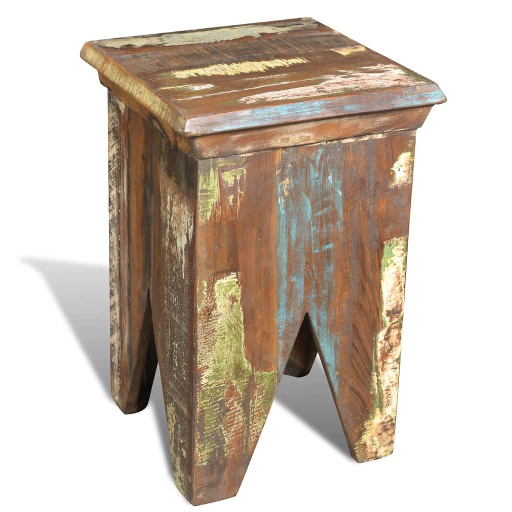 Voir la diapositive 5 : VIDAXL Tabouret bois de recuperation massif