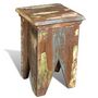 Voir la diapositive 5 : VIDAXL Tabouret Bois de recuperation massif