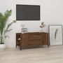 Voir la diapositive 1 : VIDAXL Meuble TV Chene marron 102x44,5x50 cm Bois d'ingenierie