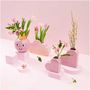 Voir la diapositive 3 : RICO DESIGN Vase en céramique coeur rose 16 cm