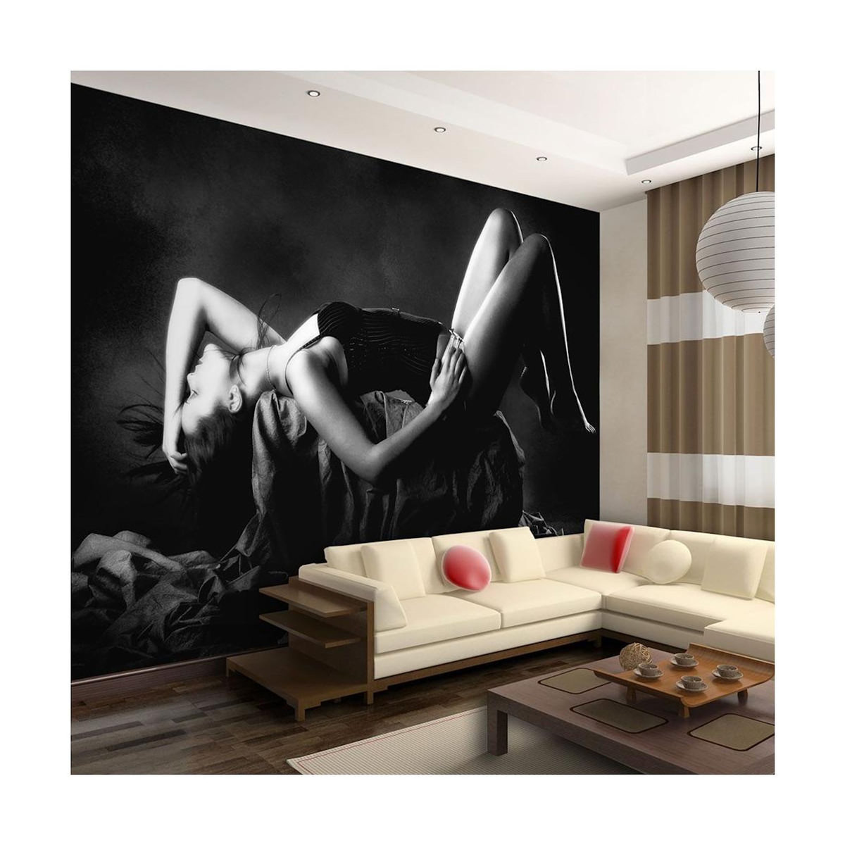 Paris Prix Papier Peint  Femme en Lingerie Sexy