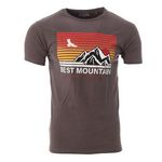 Best Mountain T shirt  Homme Best Mountain 2006. Coloris disponibles : Gris