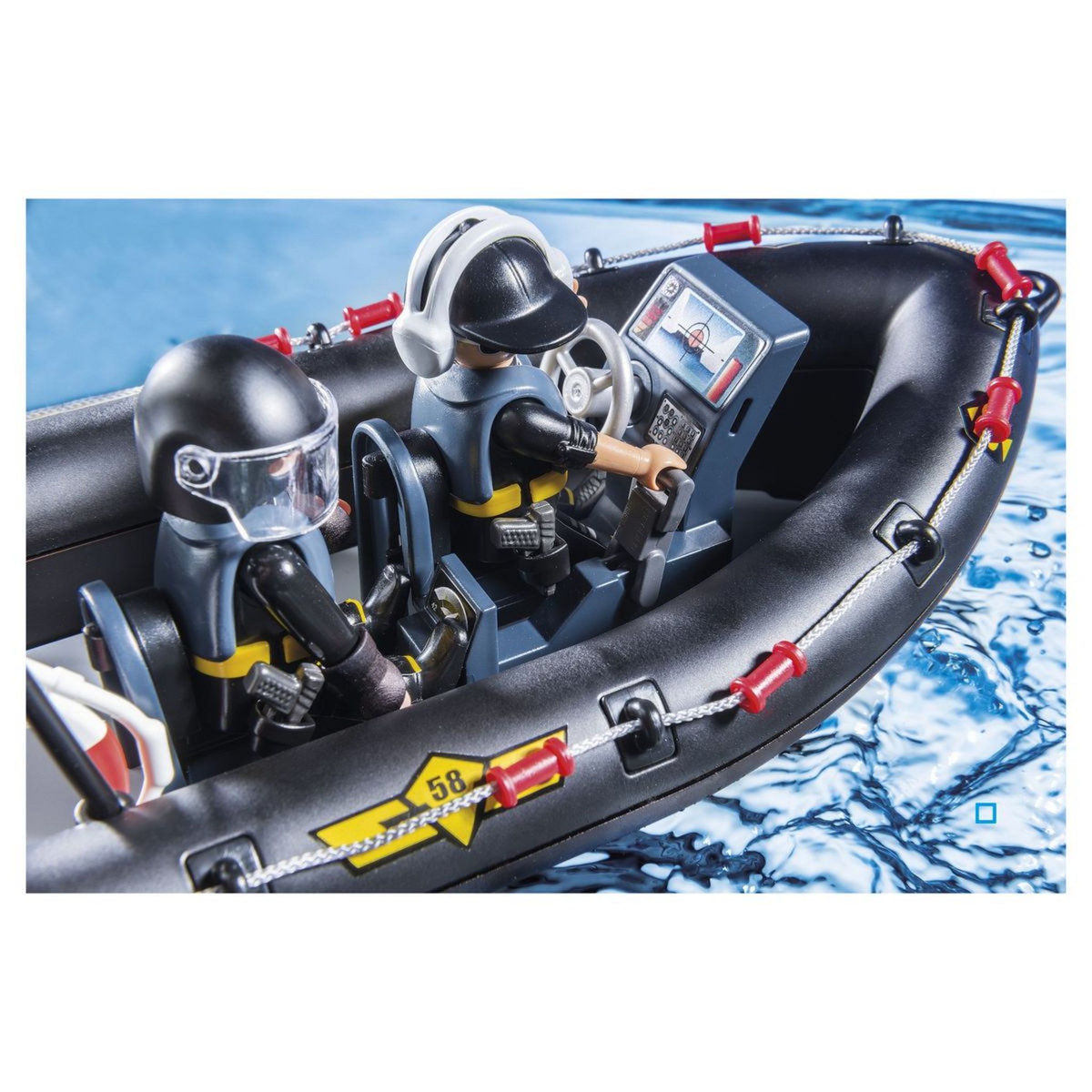 PLAYMOBIL 9362 - City Action - Bateau et policiers d'élite