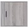 VIDAXL Table de chevet murale Sonoma gris 50x30x47 cm