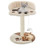 Voir la diapositive 1 : VIDAXL Arbre a chat avec griffoir en sisal 40 cm Beige et Marron