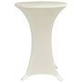 Voir la diapositive 4 : VIDAXL Housses élastiques de table Ø 70 cm Crème 4 pcs