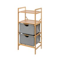 Etagère pour machine à laver et toilette - H. 165/300 cm - 120 x 42,5 x