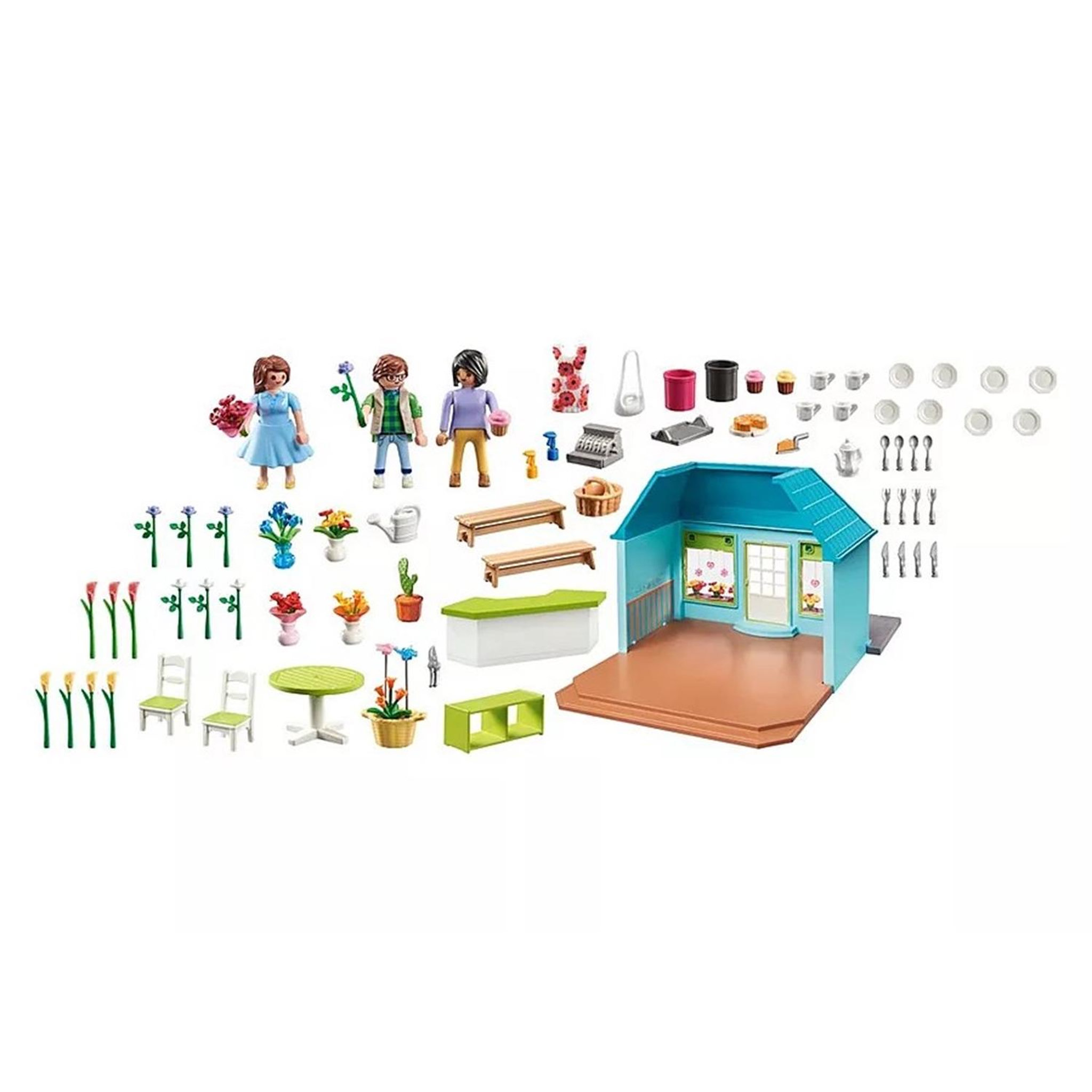 Voir la diapositive 6 : PLAYMOBIL Boutique de fleuriste et salon de thé
