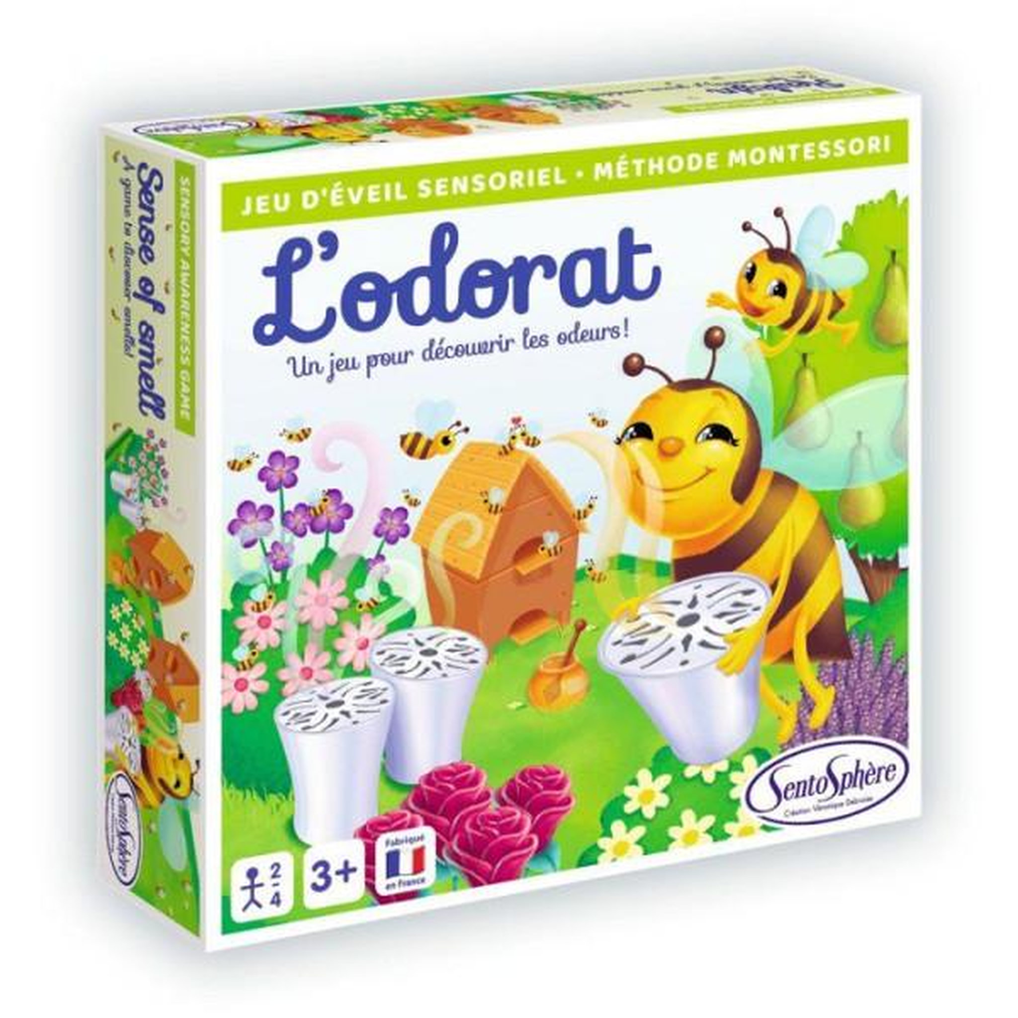 Sentosphere Jeu Sensoriel - SENTOSPHERE - L'Odorat - Associer une odeur a une image - Des 3 ans