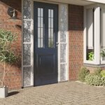 VIDAXL Films pour fenetre 4 pcs depoli motif de fleurs PVC