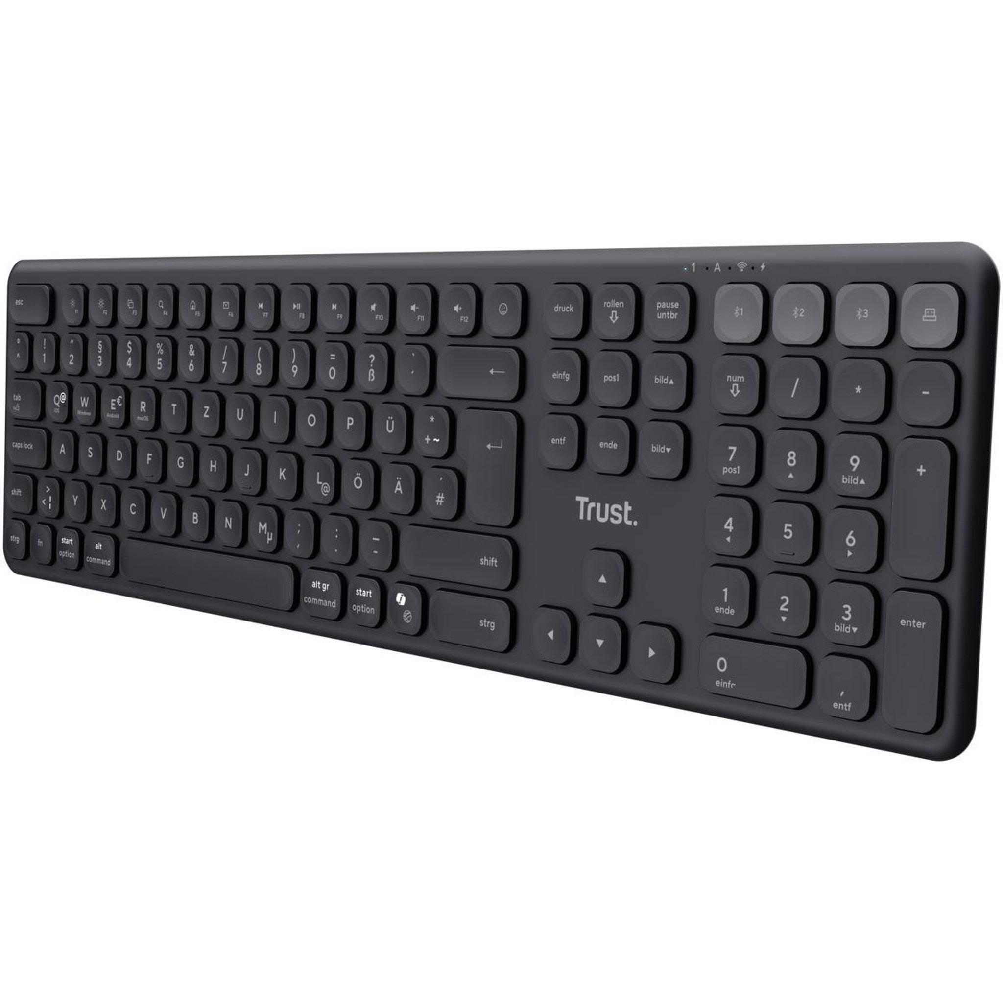 Voir la diapositive 2 : Trust Clavier sans fil VAIYA