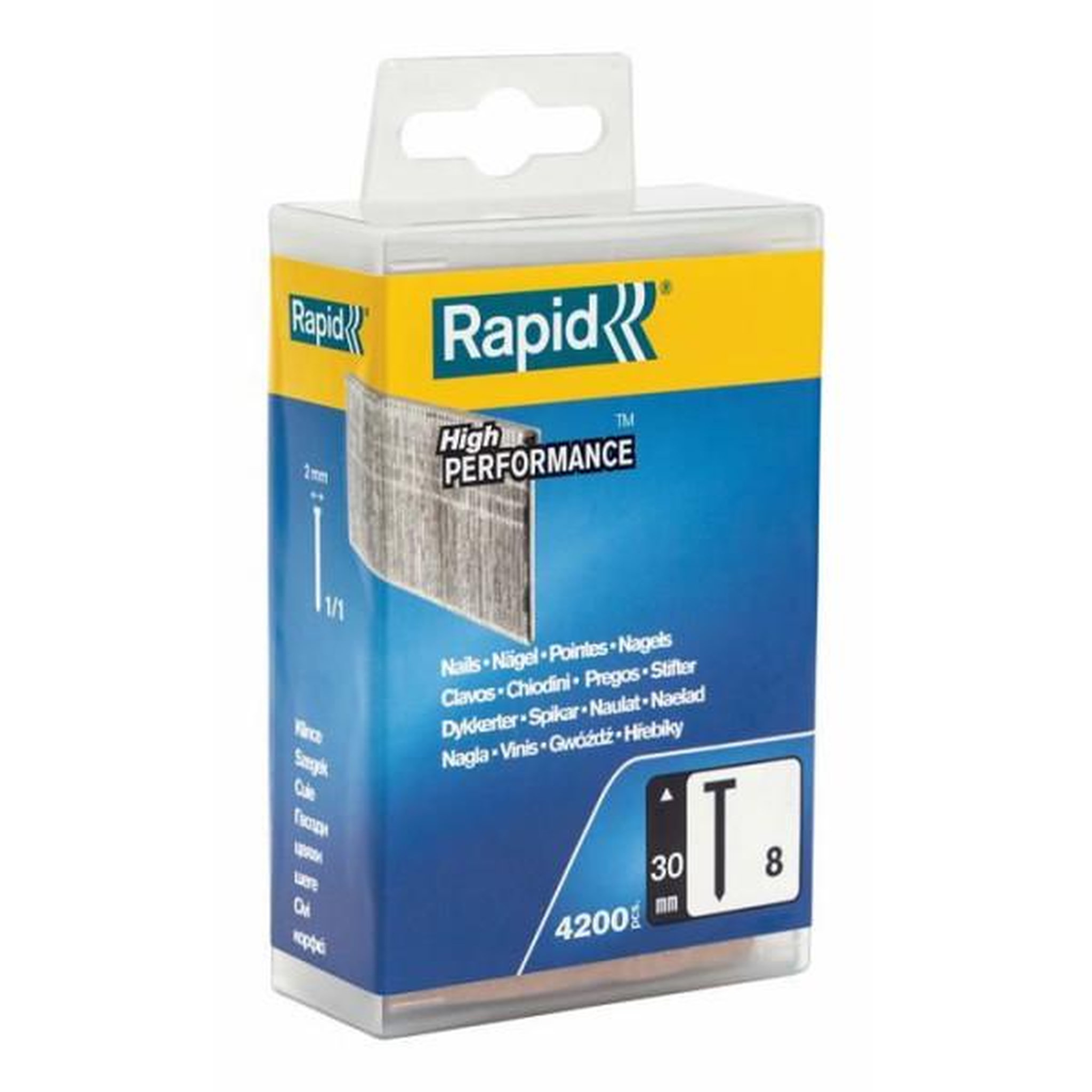 Voir la diapositive 2 : RAPID Pointe n°8 rapid agraf - rapid - 30mm - gris - pour la menuiserie