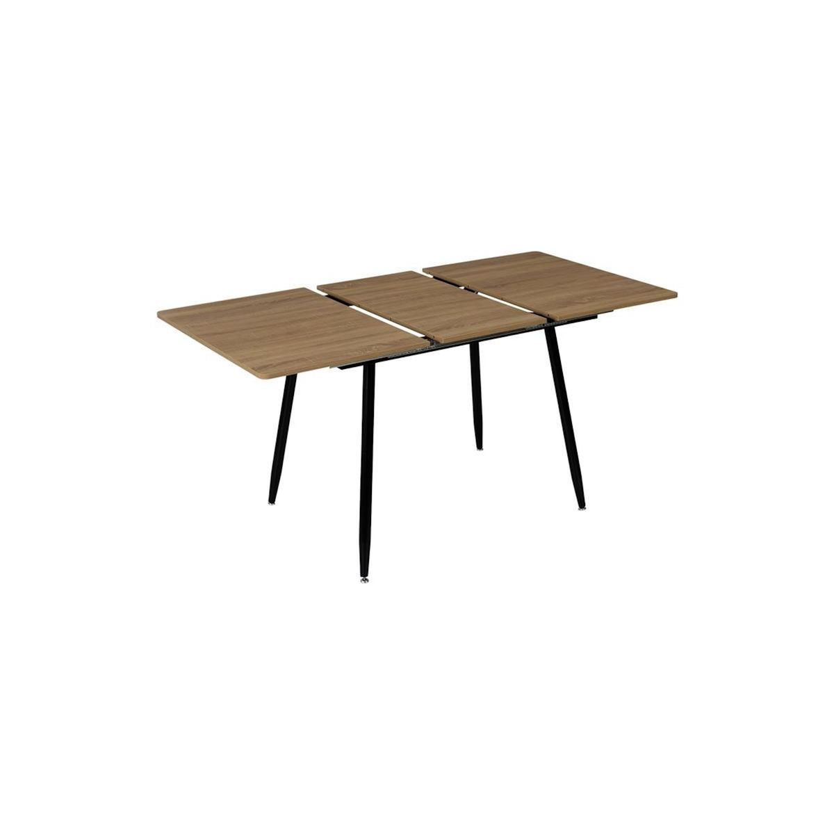 Paris Prix Table à Manger Extensible  Loka  110-150cm Marron