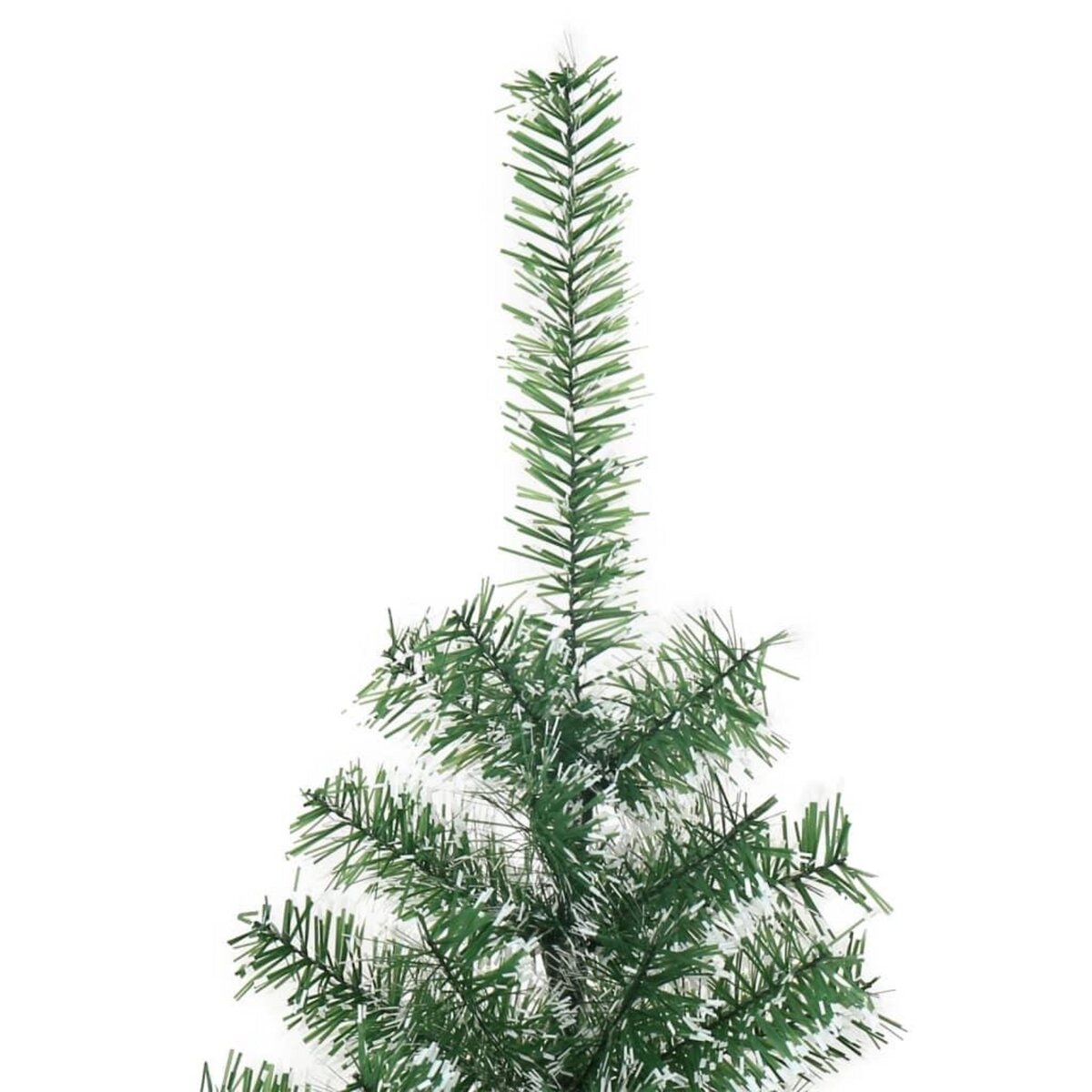 VIDAXL Sapin de Noël artificiel avec neige floquee vert 240 cm