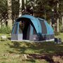 Voir la diapositive 3 : VIDAXL Tente de camping tunnel 3 personnes bleu impermeable