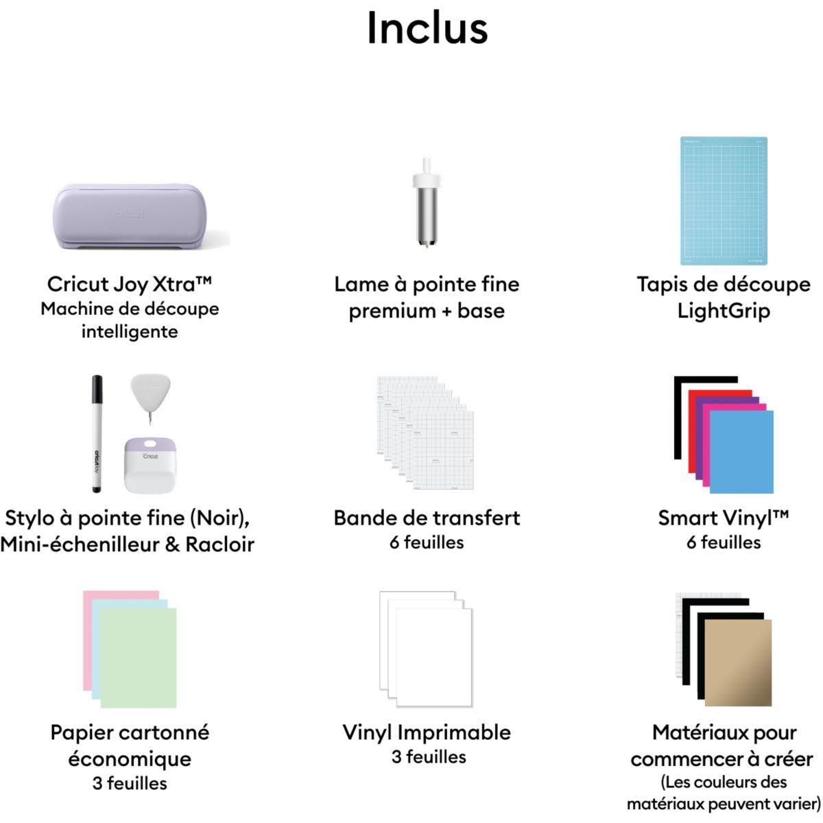 CRICUT Machine de découpe Bundle Joy Xtra Lavande